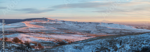 View from Mount Strizhament. Stavropol region, North Caucasus. R