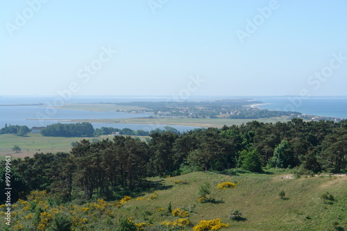 Insel Hiddensee - Blick von der Aussichtsplattform Leuchtturm Dornbusch