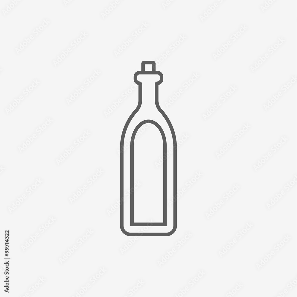 Alcohol sign icon. Drink symbol. Bottle Alcohol sign icon. Drink symbol. Bottle
