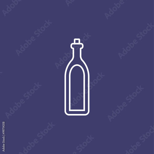 Alcohol sign icon. Drink symbol. Bottle