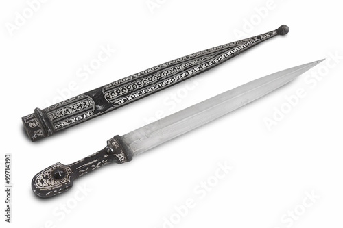 Quadro su tela Caucasian (Dagestan) dagger