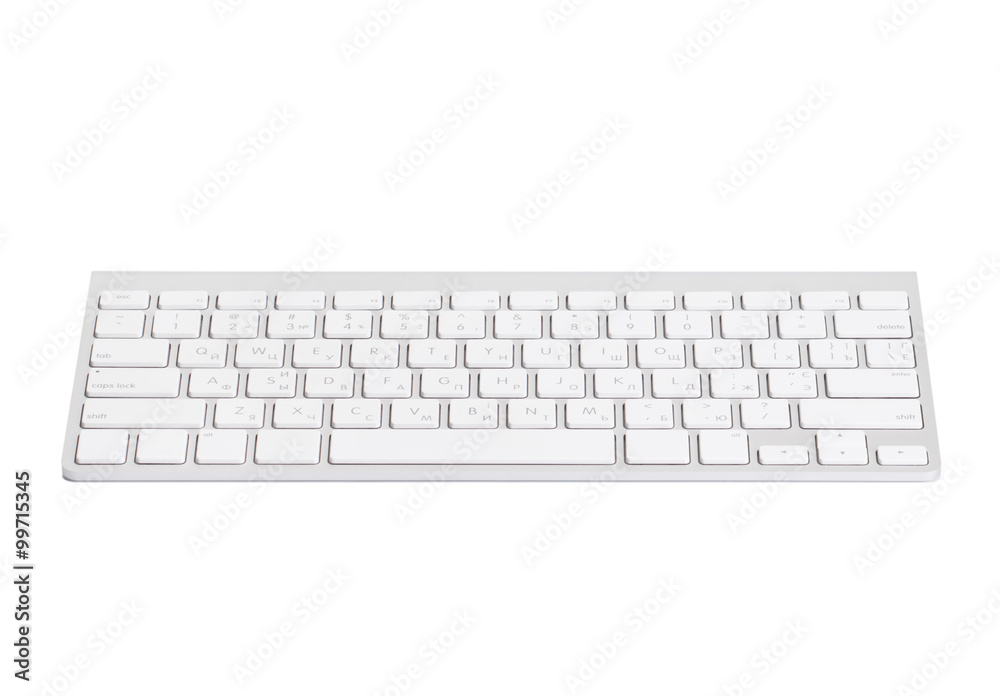 Computer keyboard isolated