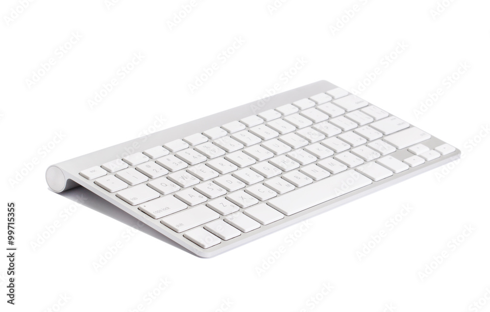 Computer keyboard isolated