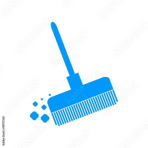 Broom vector icon