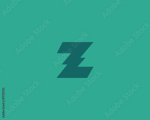 Abstract letter Z logo. Dynamic unusual font. Universal fast speed fire moving quick energy icon. Flash vector logotype. Rapid thunderbolt  superhero t shirt print, apparel fashion tee symbol. 