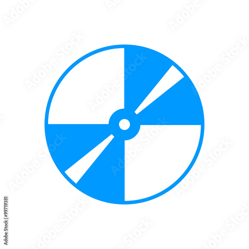 Vector CD or DVD icon