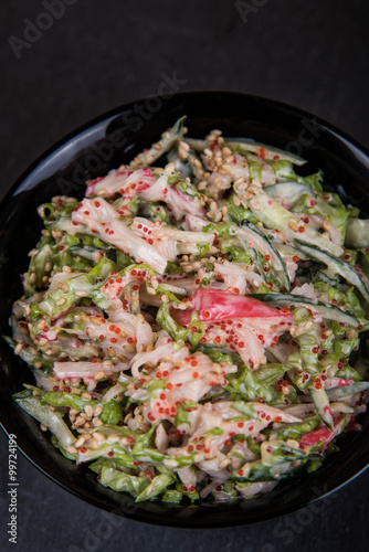 Salad Tobiko Sarada, Japanese cuisine