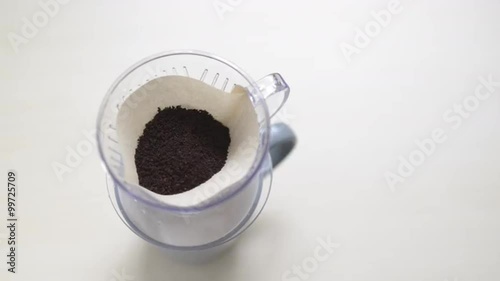 dripping coffee