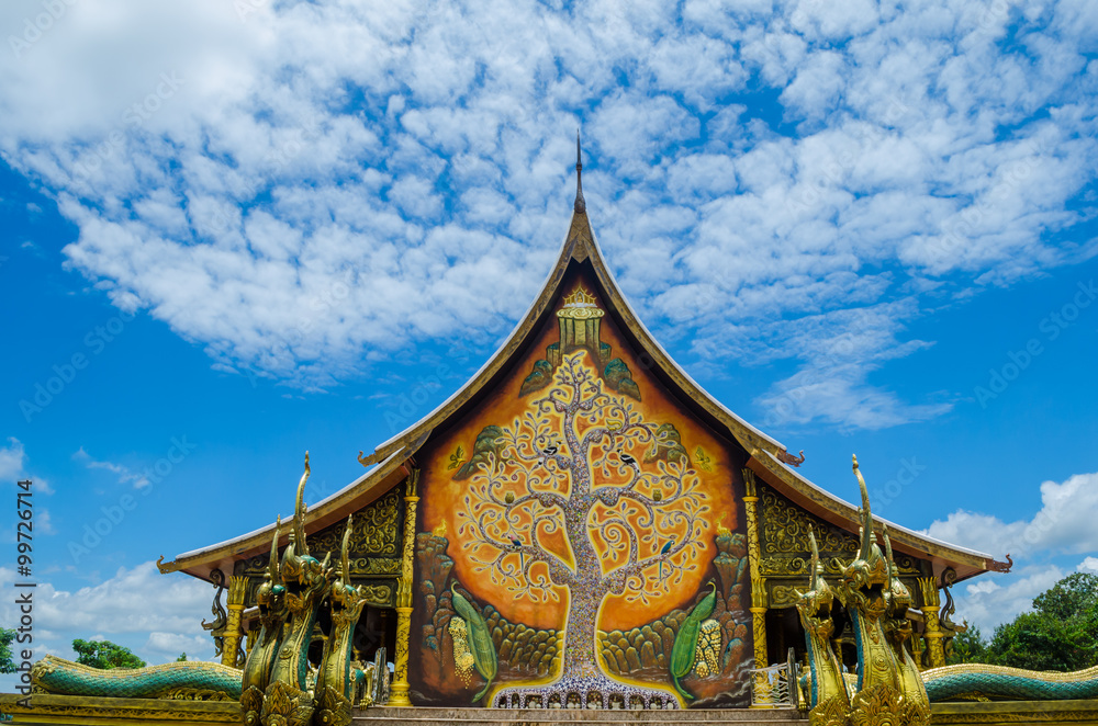 Naklejka premium temple thailand