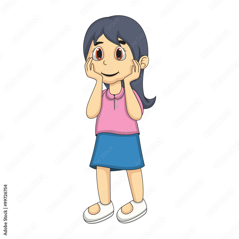 Little girl Cartoon Little girl Cartoon