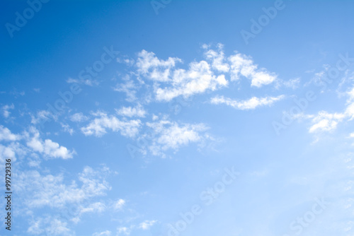 blue sky clouds