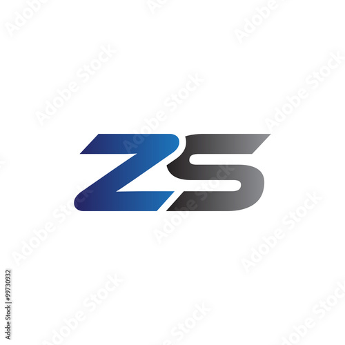 Free Download Simple Modern letters Initial Logo zs - GFXLoad