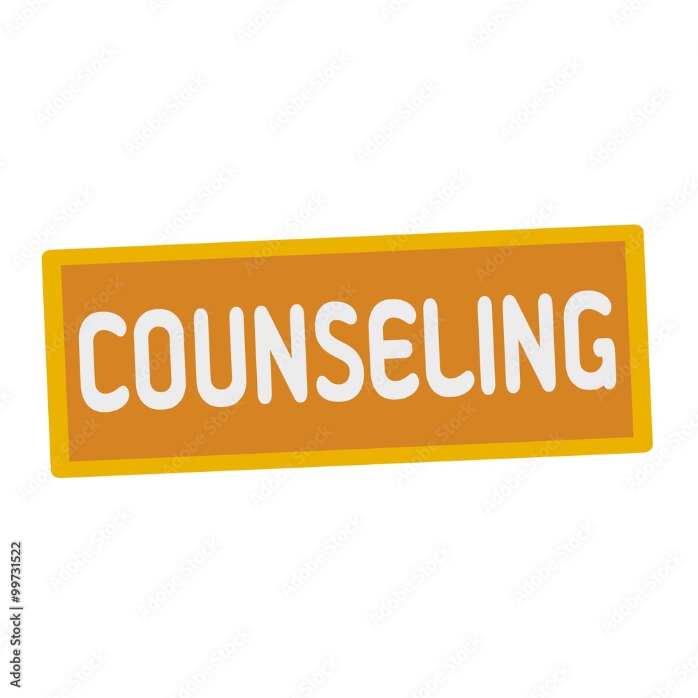 COUNSELING wording on rectangular signs COUNSELING wording on rectangular signs