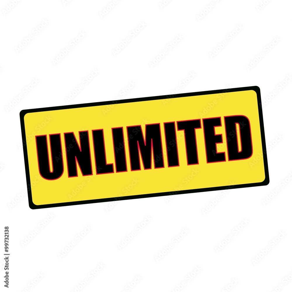 unlimited wording on rectangular signs unlimited wording on rectangular signs