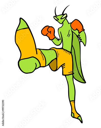 kick mantis draw