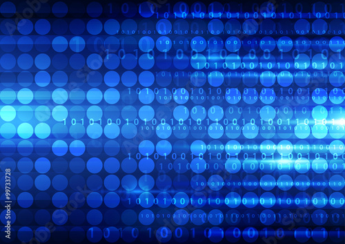 technology abstract digital background, vector illustration