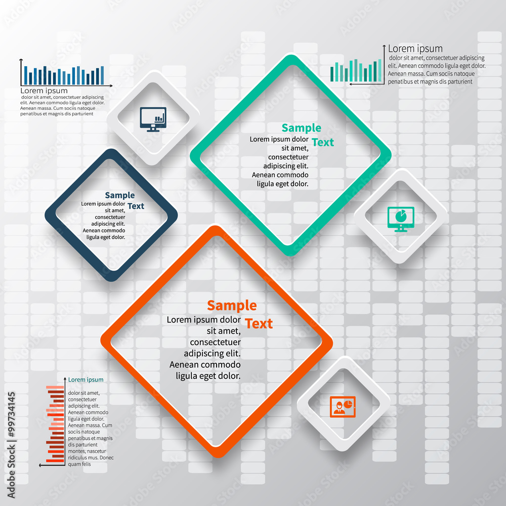 Abstract 3D Paper Infographics Abstract 3D Paper Infographics