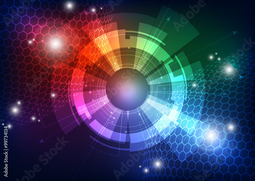 Abstract future technology concept background