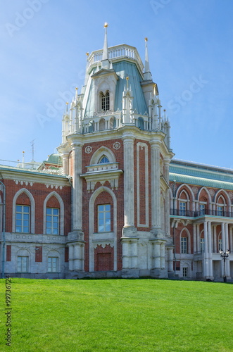 MOSCOW, RUSSIA - MAY 7, 2015: Museum-reserve Tsaritsyno, the tower of the Great Palace