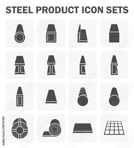 Steel product icon