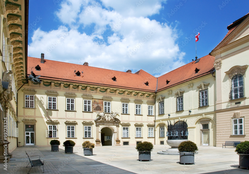 New Town hall, town Brno, Moravia, Czech republic, Europe