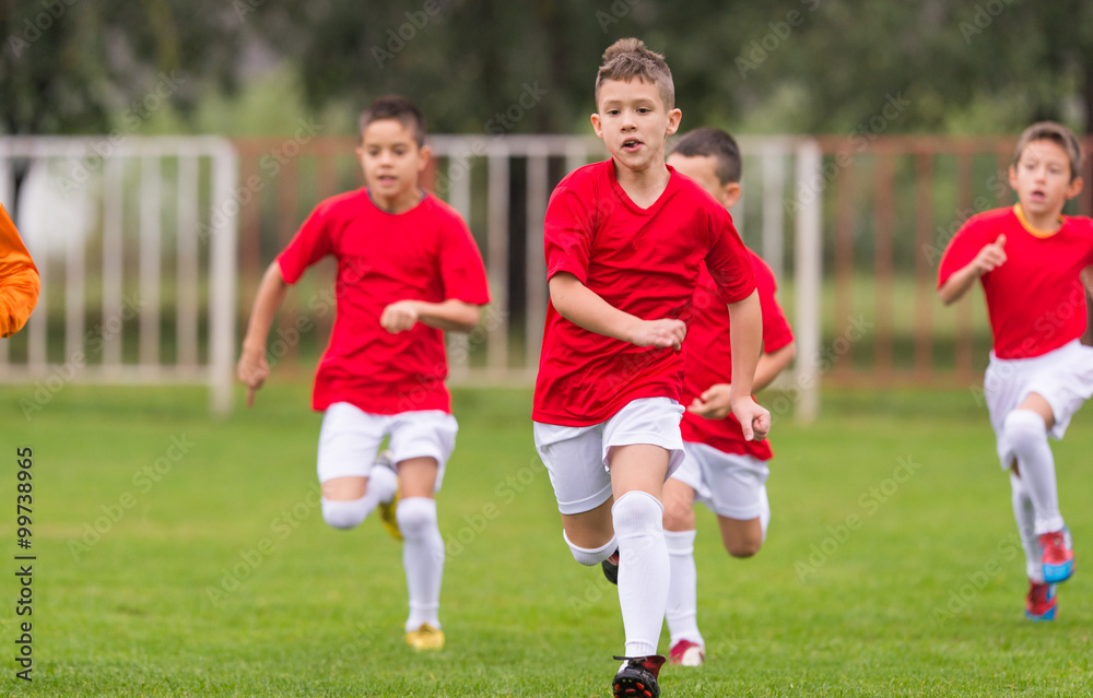 Obraz premium Soccer training for kids