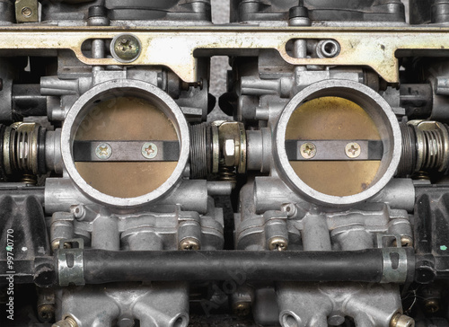 Part of carburetor for motorcycle