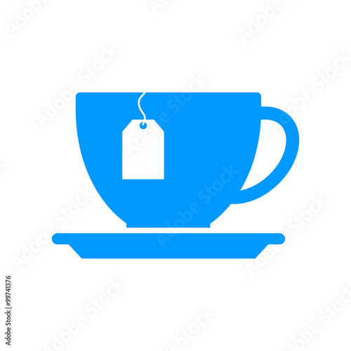 cup with tea bag icon
