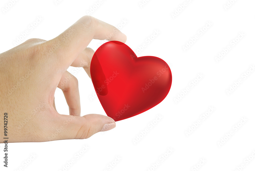 hand pick red heart hand pick red heart