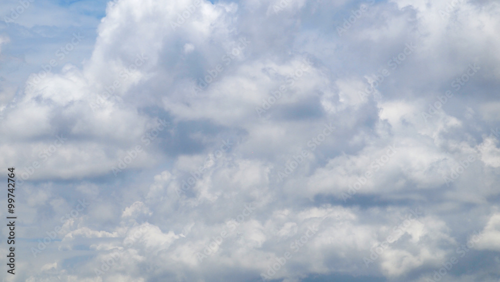 blue sky and beautiful clouds