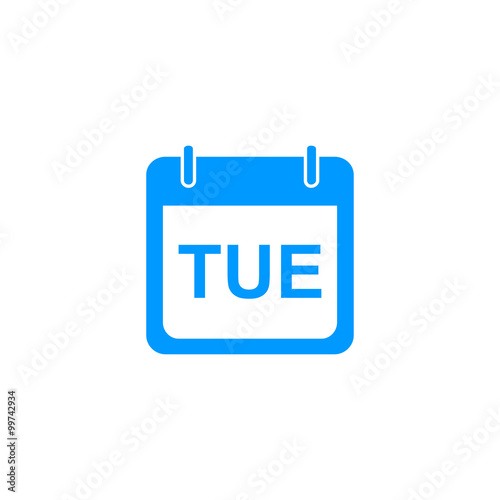 days of the week.  Modern design flat style icon