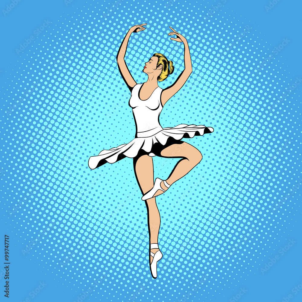 Beautiful ballerina girl dancing Beautiful ballerina girl dancing