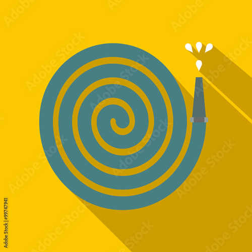 Hose plane icon with shadow