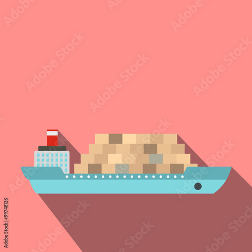 Cargo ship flat