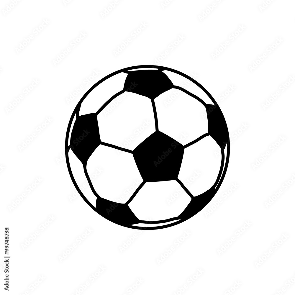 Vector illustration soccer ball Vector illustration soccer ball