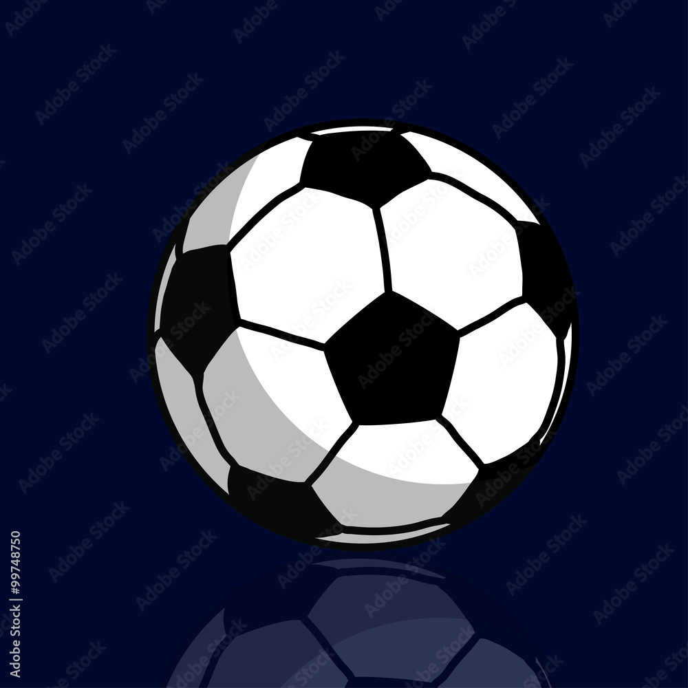 Vector illustration soccer ball