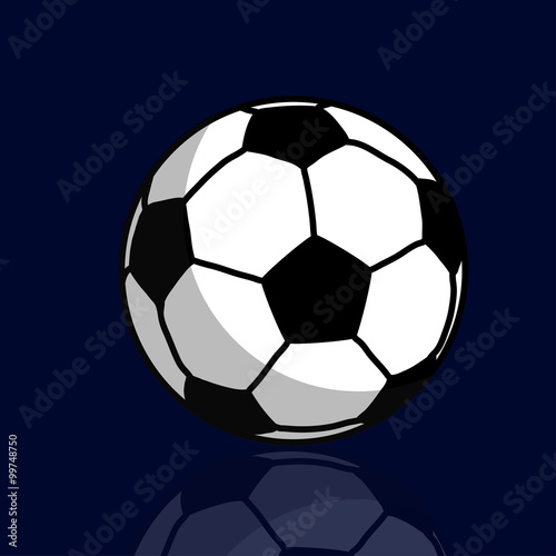 Vector illustration soccer ball © avtorpainter