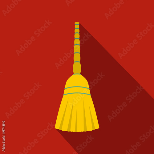 Yellow broom flat