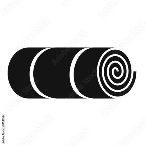 Rolled-up tourist mat