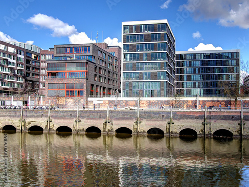 Dalmannkai im Grasbrookhafen Hamburg photo