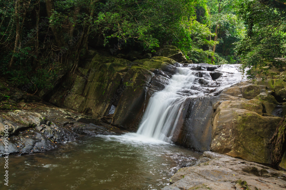 pala-u waterfall in national park pala-u waterfall in national park