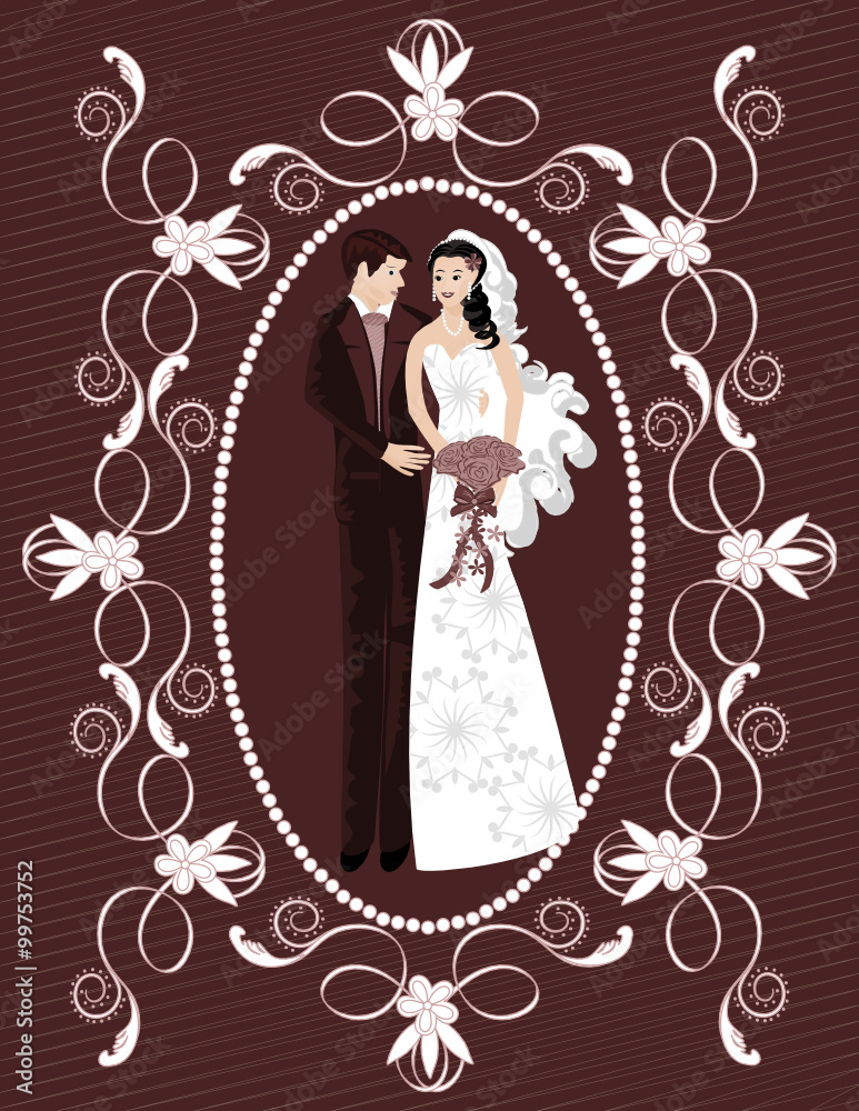 Das Brautpaar Stock Vector | Adobe Stock