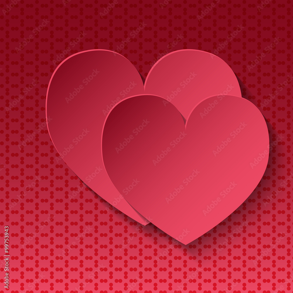 2 red hearts 2 red hearts