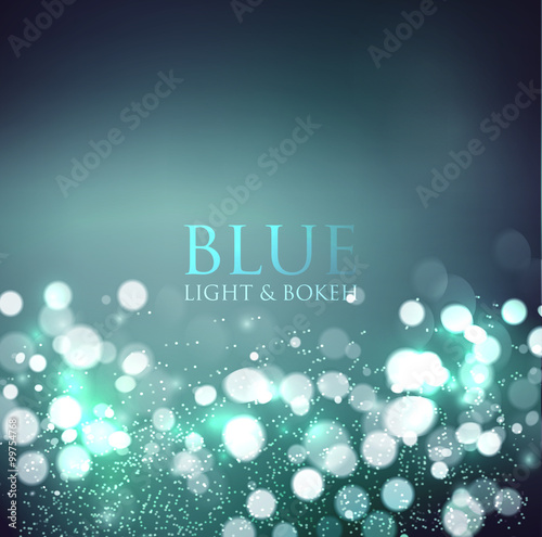 Abstract background. Festive elegant abstract background with bokeh lights 