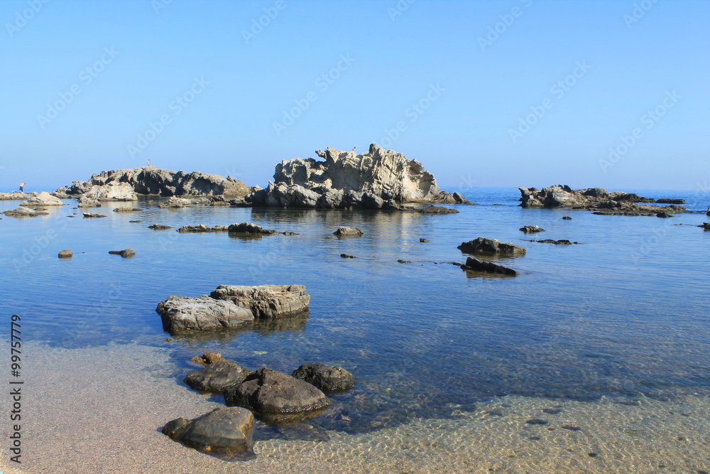 Obraz premium Plage à l'est d'Alger, Algérie