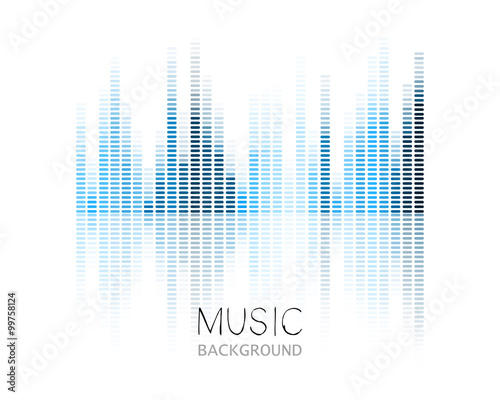 Vector Illustration of a Music Equalizer