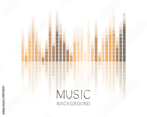 Vector Illustration of a Music Equalizer