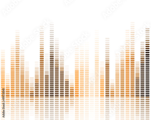 Vector Illustration of a Music Equalizer