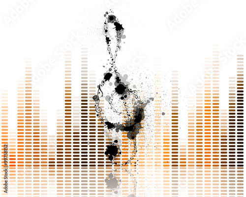 Vector Illustration of a Music Equalizer