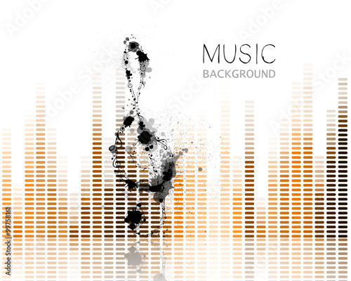 Vector Illustration of a Music Equalizer